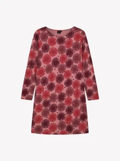 AMARA lyhyt pitkähihainen yöpaita - punainen