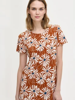 ANETTE lyhyt yöpaita - ruskea