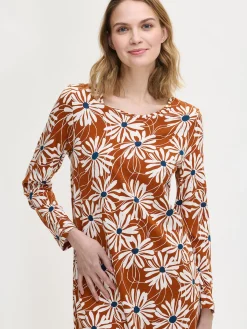 ANETTE pitkä yöpaita - ruskea