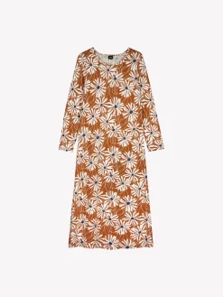 ANETTE pitkä yöpaita - ruskea