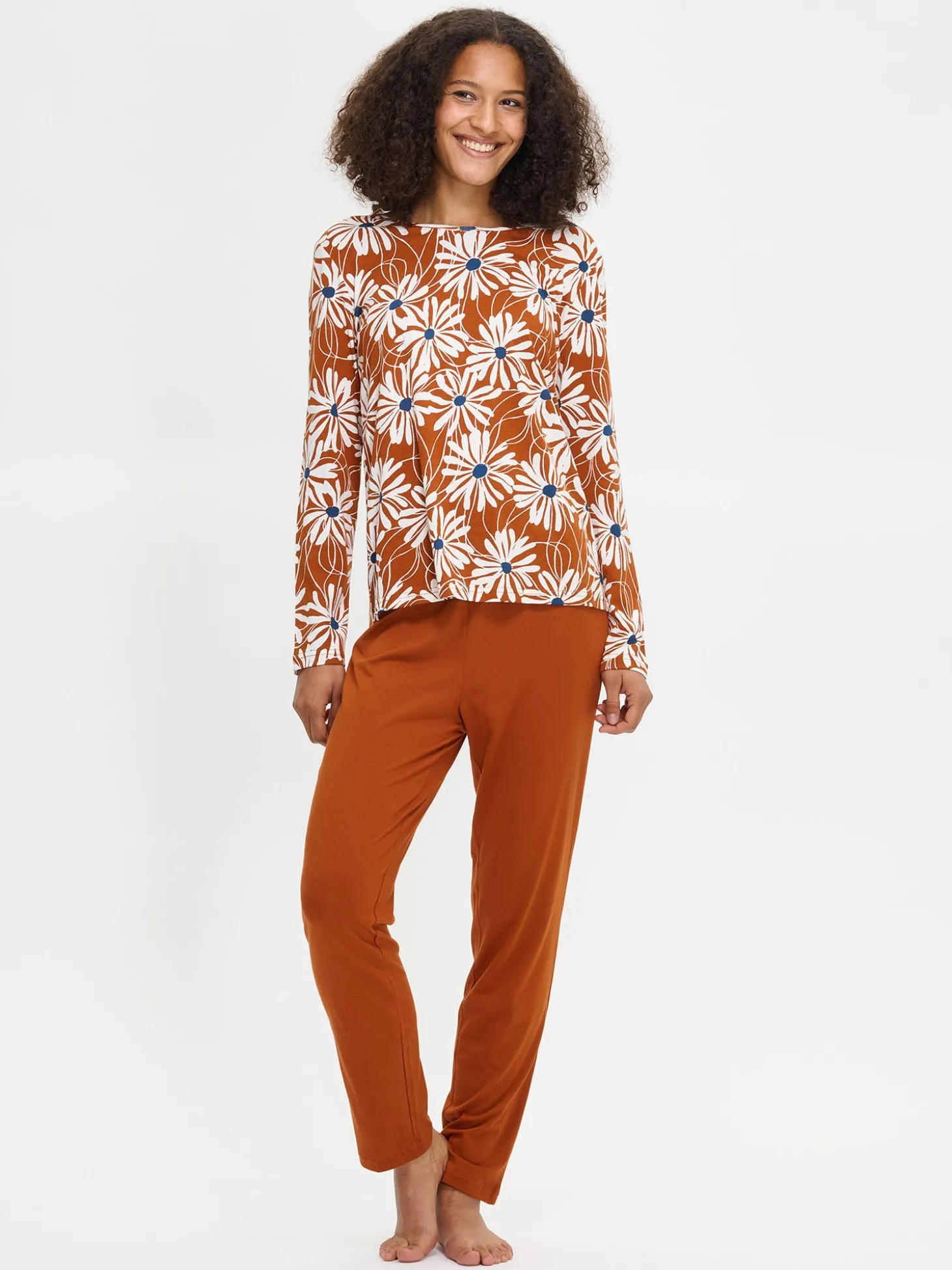 ANETTE pyjama - ruskea