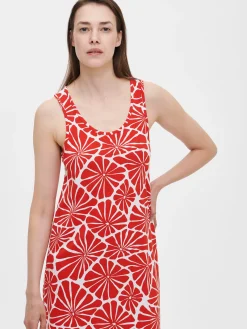 ARALIA lyhyt hihaton yöpaita - punainen