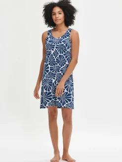 ARALIA lyhyt hihaton yöpaita - tummansininen