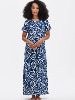 ARALIA pitkä yöpaita - tummansininen