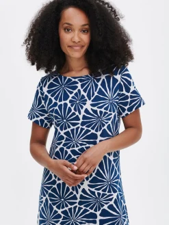 ARALIA pitkä yöpaita - tummansininen