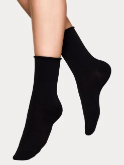 BAMBOO COMFORT nilkkasukat - musta