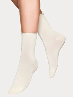 BAMBOO COMFORT nilkkasukat - luonnonvalkoinen