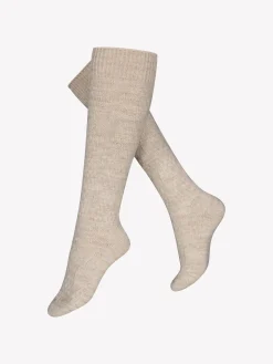 CIANA WOOL polvisukat - meleerattu beige
