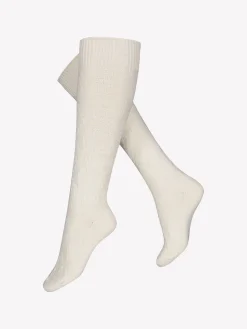 CIANA WOOL polvisukat - valkoinen