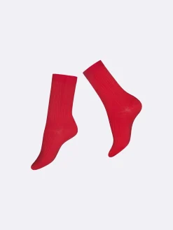 CINZIA nilkkasukat - punainen