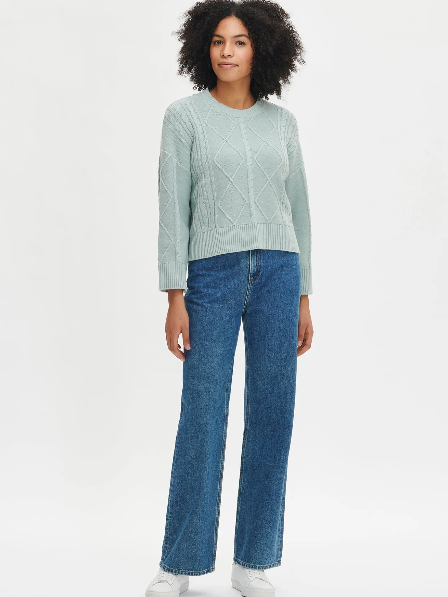 COLETTA neulepusero - sinivihreä