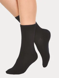 COTTON BASIC nilkkasukat, 5 paria - musta