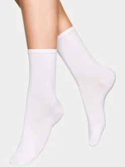 COTTON BASIC nilkkasukat, 5 paria - valkoinen