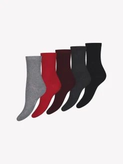 COTTON BASIC nilkkasukat, 5-paria - monivärinen