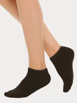 COTTON BASIC SNEAKERS sukat, 5 paria - musta