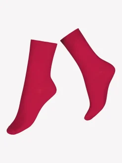 COTTON COMFORT CUFF nilkkasukat - pinkki