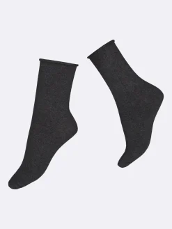 COTTON COMFORT CUFF nilkkasukat - harmaa