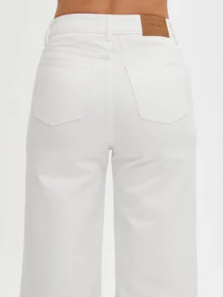 CROPPED LEVEE farkut - luonnonvalkoinen