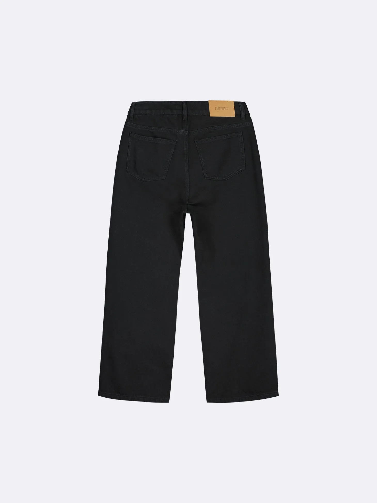 CROPPED LEVEE farkut - musta