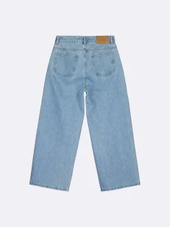 CROPPED LEVEE farkut - vaaleansininen