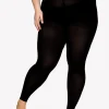 CURVY 80 den leggingsit - musta