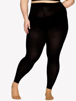 CURVY 80 den leggingsit - musta