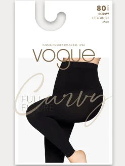 CURVY 80 den leggingsit - musta