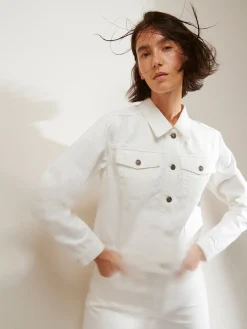 DENIM farkkutakki - luonnonvalkoinen