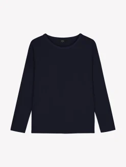 DUETTO pitkähihainen yöpaita - tummansininen