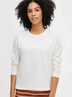 DUETTO pitkähihainen yöpaita - luonnonvalkoinen