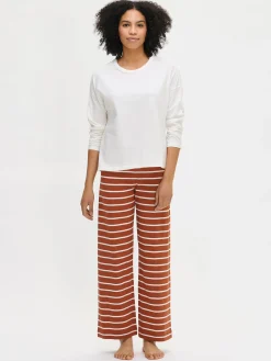 DUETTO pitkähihainen yöpaita - luonnonvalkoinen