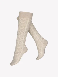 ELVERA WOOL polvisukat - beige
