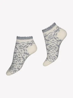 EVA WOOL nilkkasukat - luonnonvalkoinen