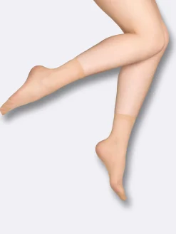 EVERYDAY BASIC nilkkasukat 20 den, 2 paria - puuteri