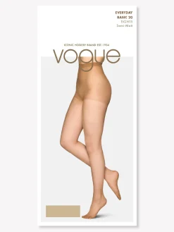 EVERYDAY BASIC sukkahousut 20 den - pronssi