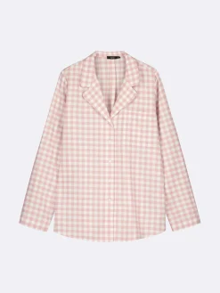 FLANELLI pyjamapaita - vaaleanpunainen