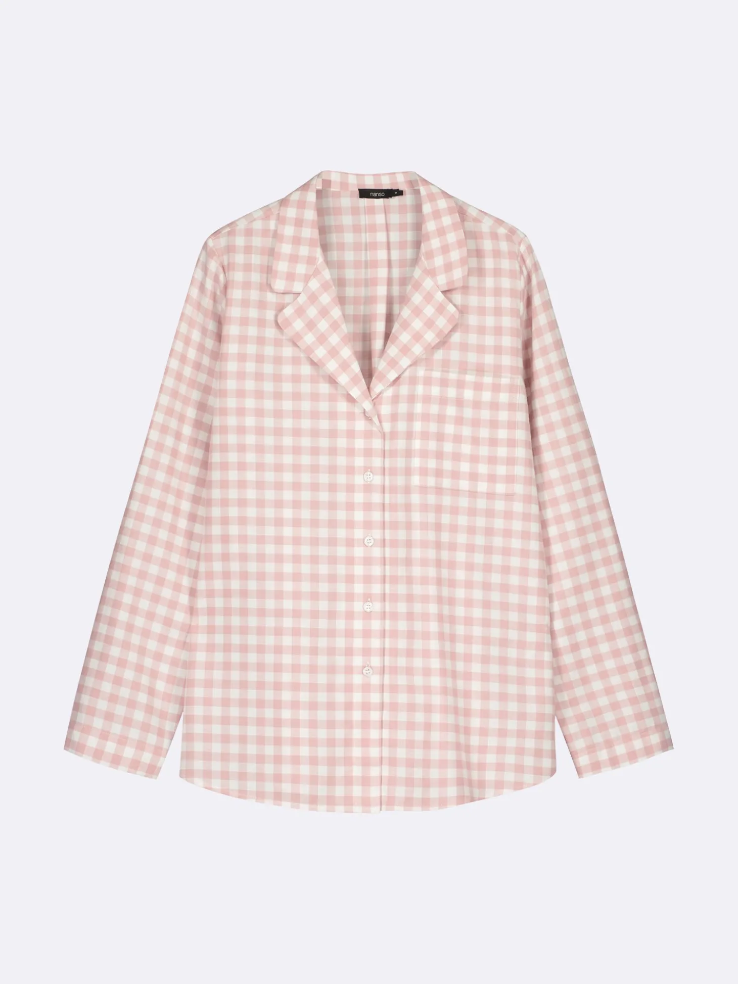 FLANELLI pyjamapaita - vaaleanpunainen