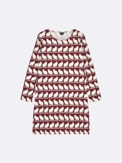 HELVI lyhyt yöpaita - viininpunainen