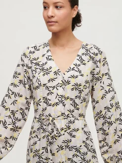 HUISKAT pitkä kangasmekko - monivärinen