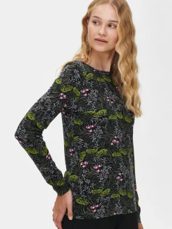 JALAVA pitkähihainen pusero - vihreäsävyinen