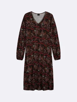 JALAVA trikoomekko - punaruskea