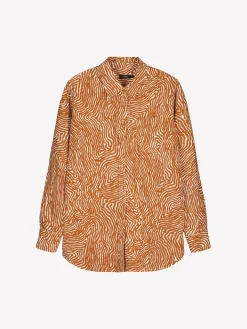 JÄLKI paitapusero - ruskea