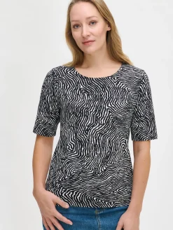 JÄLKI t-paita - mustavalkoinen