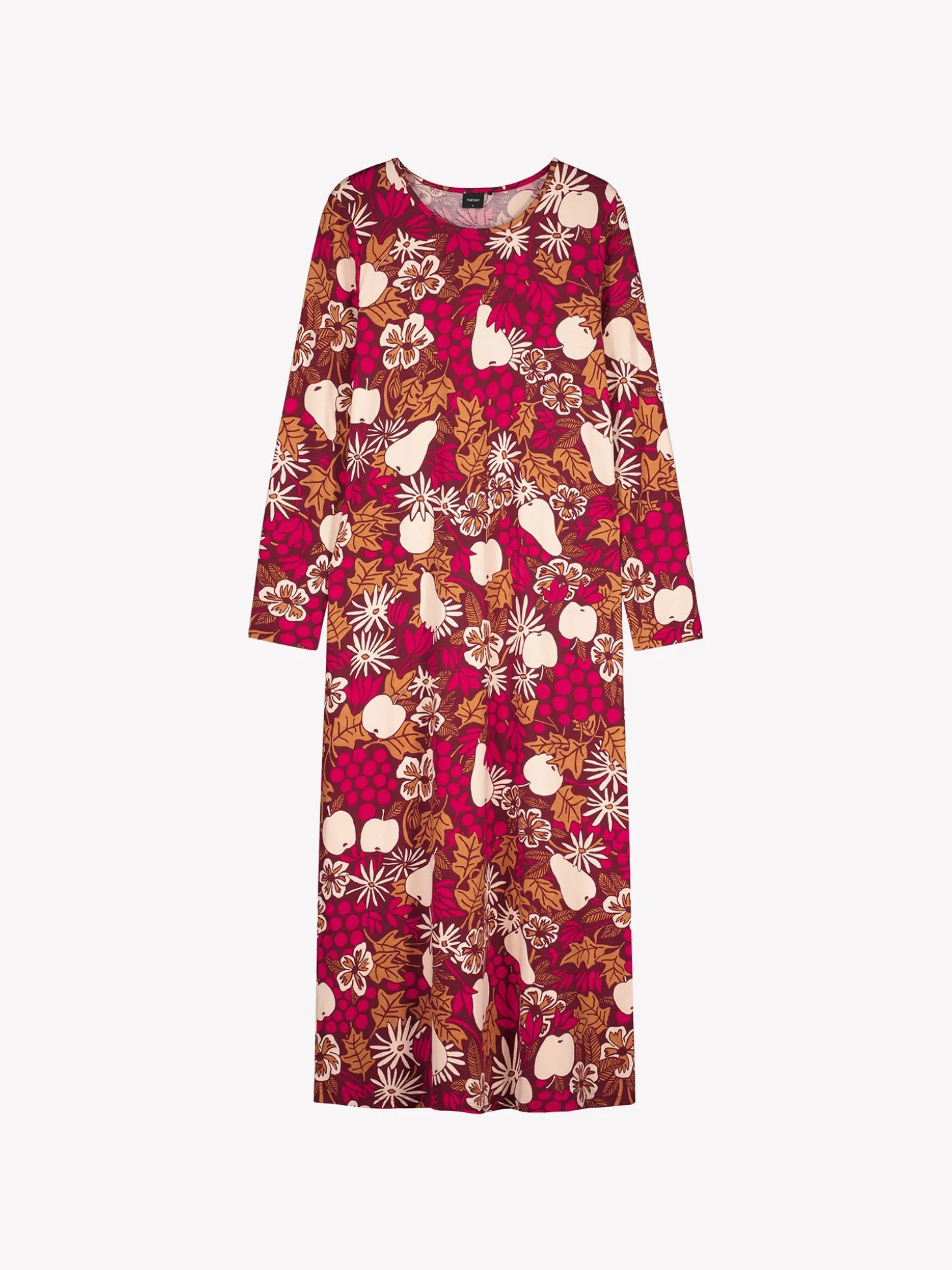 JUHLA pitkä yöpaita - ruskea