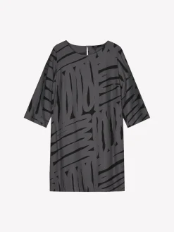 KAIKU lyhyt kangasmekko - harmaa