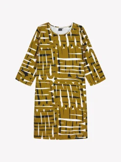 KAIKU trikoomekko - ruskea