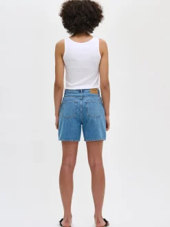 KAMILLA farkkushortsit - vaaleansininen