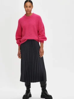 KARAMELLI neulepusero - pinkki