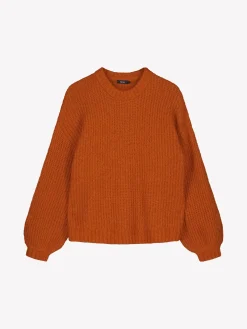 KARAMELLI neulepusero - ruskea