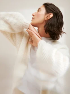 KARAMELLI neuletakki - luonnonvalkoinen